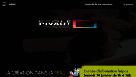 What Ecole-pivaut.fr website looked like in 2017 (7 years ago)