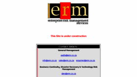 What Erm.co.za website looked like in 2017 (6 years ago)