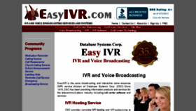 What Easyivr.com website looked like in 2017 (6 years ago)