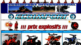 What Eco-importateur-magasin-quad-scooter-motocross.com website looked like in 2017 (6 years ago)