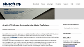 What Ek-soft.de website looked like in 2017 (6 years ago)