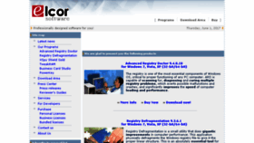 What Elcor.net website looked like in 2017 (6 years ago)
