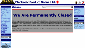 What Electronicproductonline.com website looked like in 2017 (6 years ago)