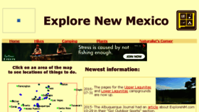 What Explorenm.com website looked like in 2017 (6 years ago)