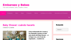 What Embarazoybebes.com.ar website looked like in 2017 (6 years ago)