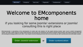 What Emcomponents.net website looked like in 2017 (6 years ago)