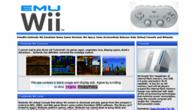 What Emuwii.com website looked like in 2017 (6 years ago)