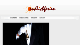 What Endlichferien.com website looked like in 2017 (6 years ago)