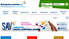 What Entreprise-reunion.re website looked like in 2017 (6 years ago)