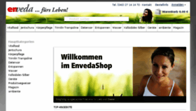 What Enveda.de website looked like in 2017 (8 years ago)