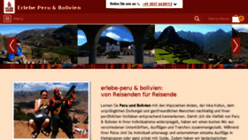 What Erlebe-peru.de website looked like in 2017 (6 years ago)