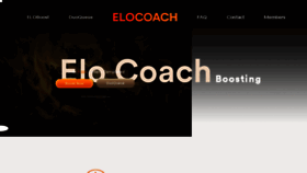 What Elocoach.com website looked like in 2017 (6 years ago)