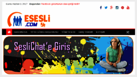 What Esesli.com website looked like in 2017 (6 years ago)