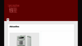 What Espressomaschinen-kaffee.de website looked like in 2017 (6 years ago)
