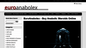 What Euroanabolex.com website looked like in 2017 (6 years ago)