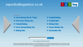 What Expertbettingadvice.co.uk website looked like in 2017 (6 years ago)