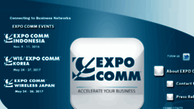 What Expocomm.com website looked like in 2017 (6 years ago)