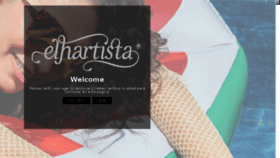 What Elhartista.com website looked like in 2017 (6 years ago)