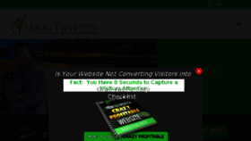 What Erictippetts.com website looked like in 2017 (7 years ago)