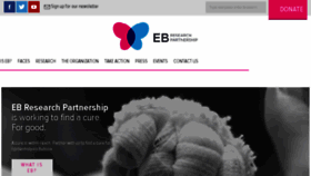 What Ebresearch.org website looked like in 2017 (6 years ago)