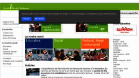 What Escolapia.cat website looked like in 2017 (6 years ago)