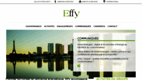 What Effy.fr website looked like in 2017 (6 years ago)