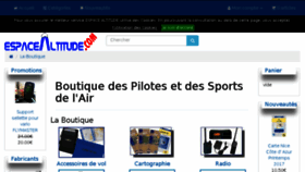 What Espacealtitude.com website looked like in 2017 (8 years ago)