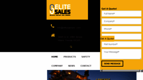What Elitesalesinc.com website looked like in 2017 (6 years ago)
