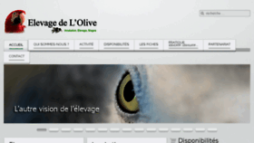 What Elevageolive.fr website looked like in 2017 (6 years ago)