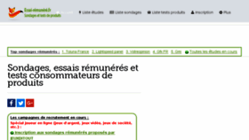What Essai-remunere.fr website looked like in 2017 (6 years ago)