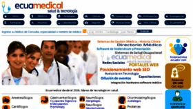 What Ecuamedical.com website looked like in 2017 (6 years ago)
