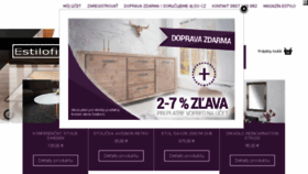 What Estilofina.sk website looked like in 2017 (6 years ago)