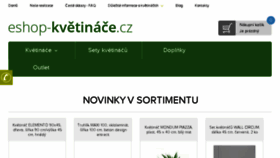 What Eshop-kvetinace.cz website looked like in 2017 (6 years ago)