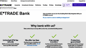 What Etradebank.com website looked like in 2017 (6 years ago)