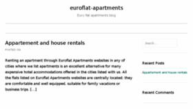 What Euroflat-apartments.com website looked like in 2017 (6 years ago)