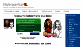 What E-kolorowanki.eu website looked like in 2017 (6 years ago)
