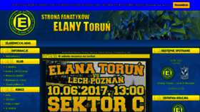 What Elanowcy.pl website looked like in 2017 (6 years ago)