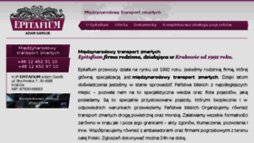 What Epitafium-przewozy.pl website looked like in 2017 (6 years ago)