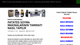 What Endustriyelmutfak.servisi.biz website looked like in 2017 (7 years ago)