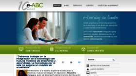 What E-abclearning.com website looked like in 2017 (6 years ago)