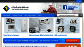 What Etechnik-direkt-shop.de website looked like in 2017 (6 years ago)