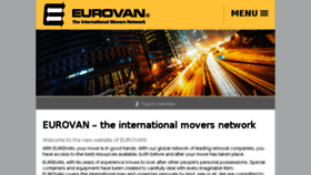 What Eurovan.com website looked like in 2017 (6 years ago)