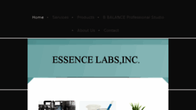 What Essencelabsinc.com website looked like in 2017 (6 years ago)
