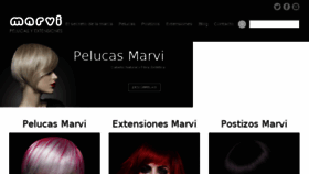 What Extensionesmarvi.com website looked like in 2017 (7 years ago)