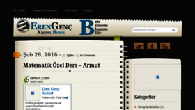 What Erengenc.com website looked like in 2017 (6 years ago)