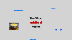 What Eddied.nu website looked like in 2017 (6 years ago)