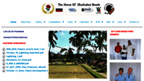 What Ekurhulenibowls.co.za website looked like in 2017 (6 years ago)