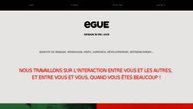 What Egue.fr website looked like in 2017 (6 years ago)