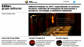 What Editec.es website looked like in 2017 (6 years ago)