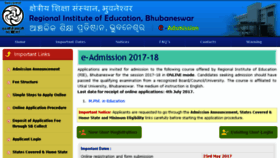 What Eadmission.riebbs.ac.in website looked like in 2017 (6 years ago)